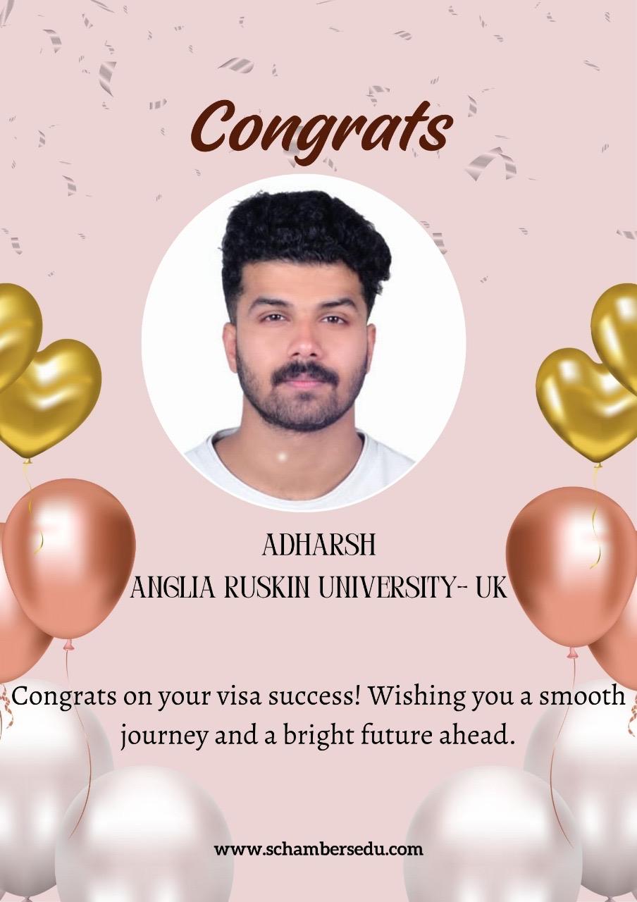 Adharsh visa success poster